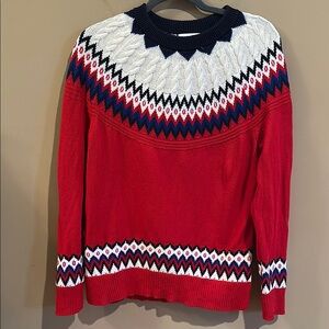 Charter club fair isle sweater